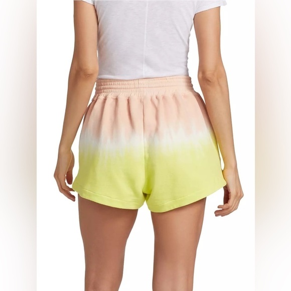 Nwt ATM Anthony Thomas Melillo Dip-Dyed Multi Color Ombré Terry Shorts - Picture 2 of 14